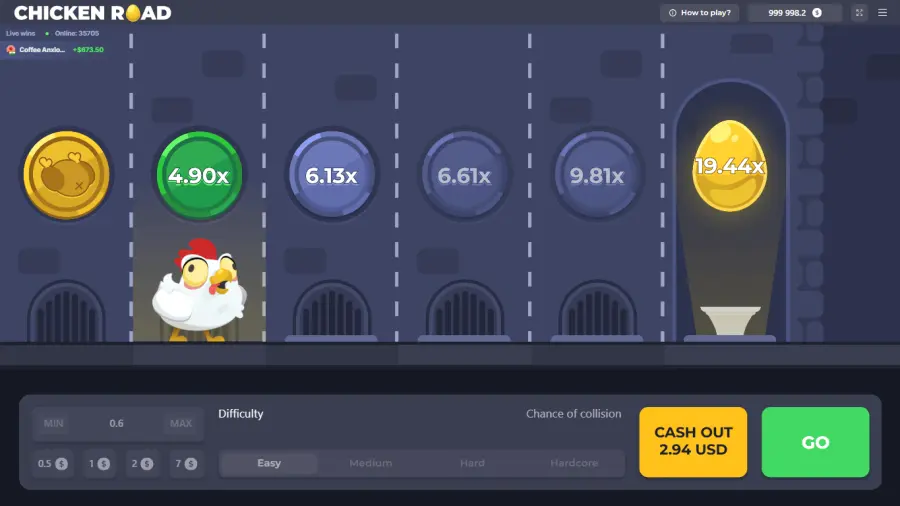 Chicken Road — Hero-Banner auf Slotuna Casino