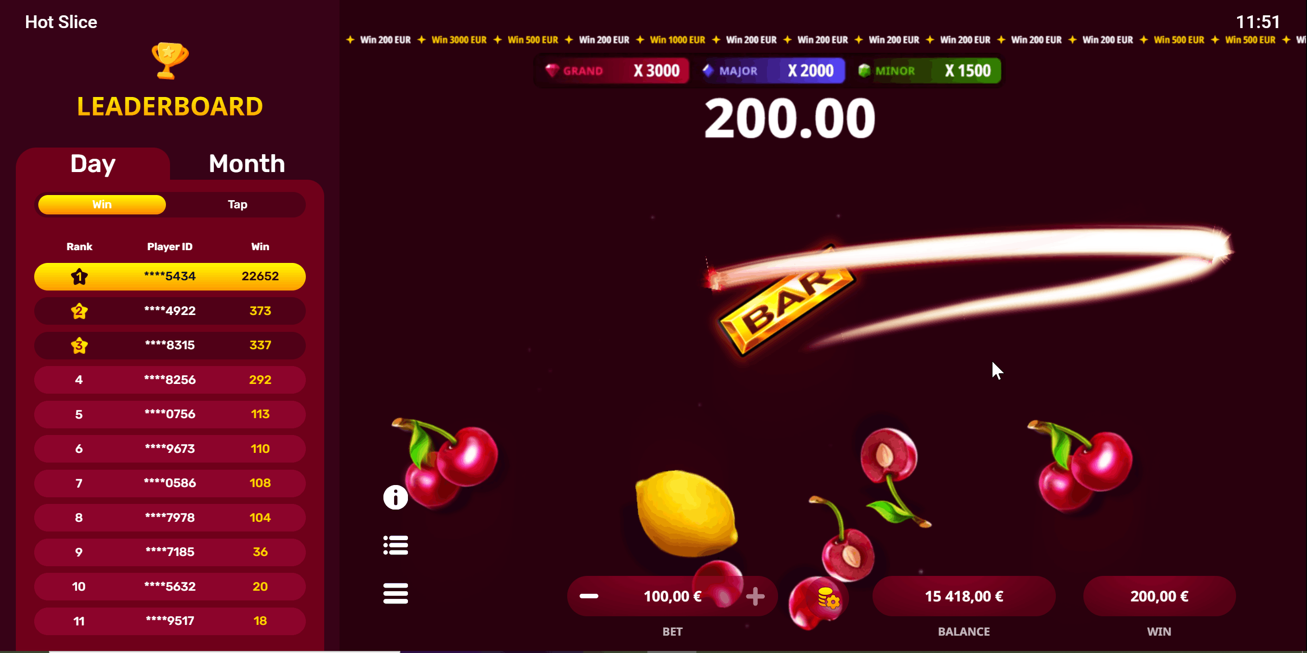 hot slice slot — Hero-Banner auf Slotuna Casino